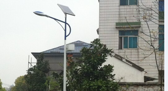 零口新村太陽能路燈實(shí)景案例